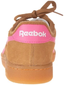 Leren sneakers "Club C Grounds" lichtbruin/roze