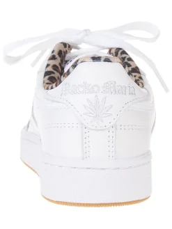 Leren sneakers "Club C 85 Vintage" wit/lichtbruin