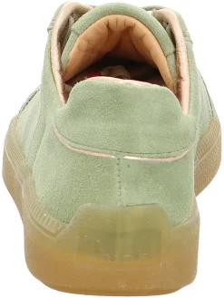 Leren sneakers groen