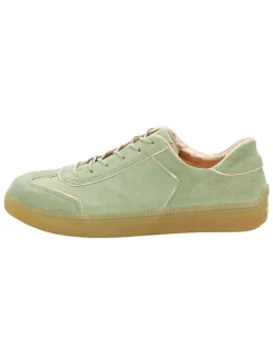 Leren sneakers groen