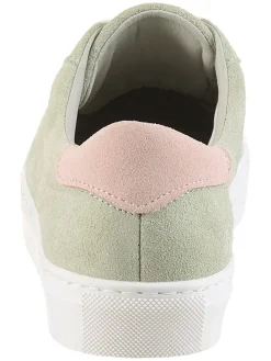Leren sneakers lichtroze/mintgroen turquoise/Rosa