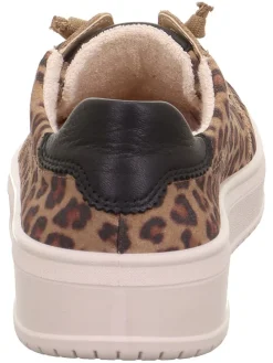 Leren sneakers "Rejoise" lichtbruin
