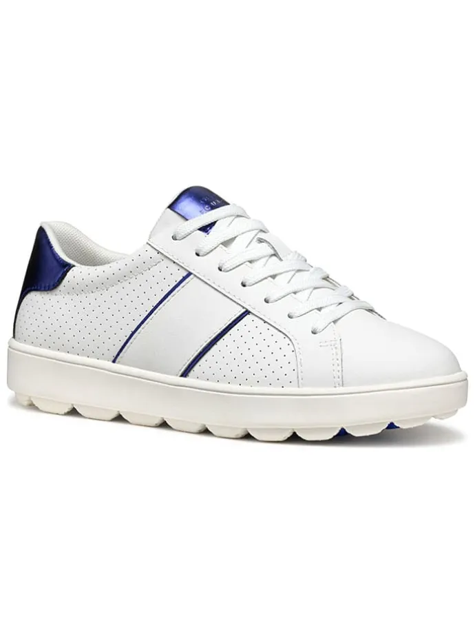 Leren sneakers "Spherca Ecub" wit/paars