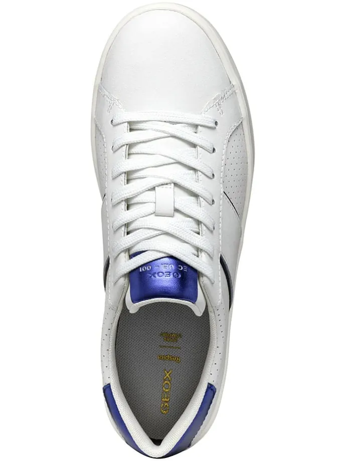 Leren sneakers "Spherca Ecub" wit/paars