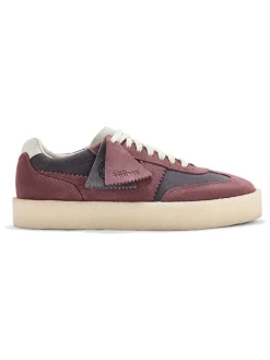 Leren sneakers "Tor 80" roze/donkerblauw