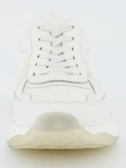 Leren sneakers wit