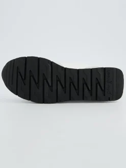 Leren sneakers wit/crème