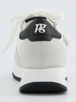 Leren sneakers wit/crème