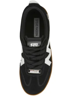 Leren sneakers zwart