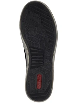 Leren sneakers zwart