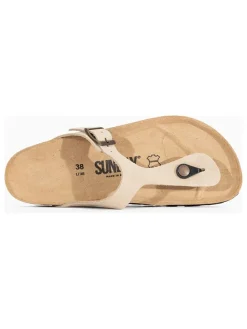 Leren teenslippers