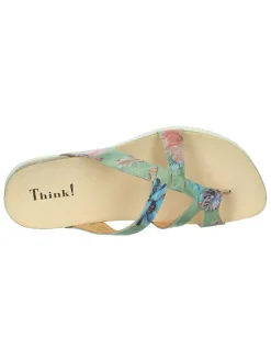 Leren teenslippers 