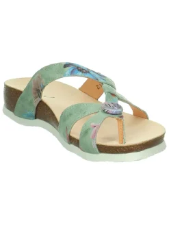 Leren teenslippers 