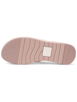 Leren teenslippers "Ojai Classic Slim" lichtroze