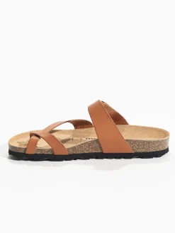Leren teenslippers