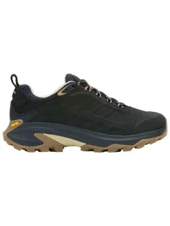 Leren trekkingschoenen "Moab Speed 2" zwart/donkerblauw
