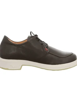 Leren veterschoenen bruin