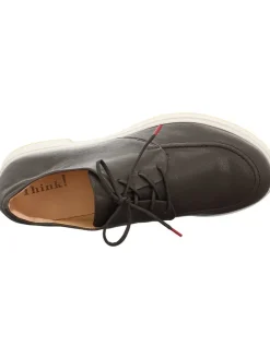 Leren veterschoenen bruin