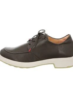 Leren veterschoenen bruin