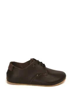 Leren veterschoenen bruin