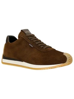 Leren veterschoenen bruin