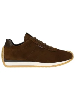 Leren veterschoenen bruin