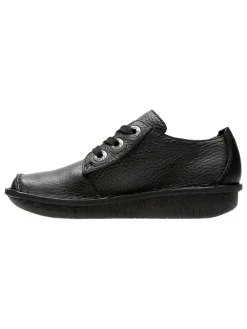 Leren veterschoenen "Funny Dream" zwart