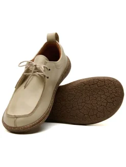 Leren veterschoenen 