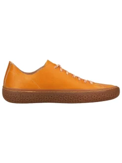 Leren veterschoenen lichtbruin