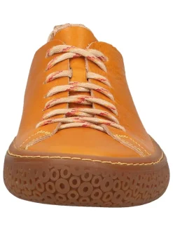 Leren veterschoenen lichtbruin