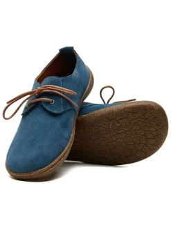 Leren veterschoenen 