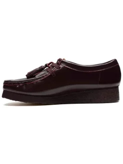 Leren veterschoenen "Wallabee" paars