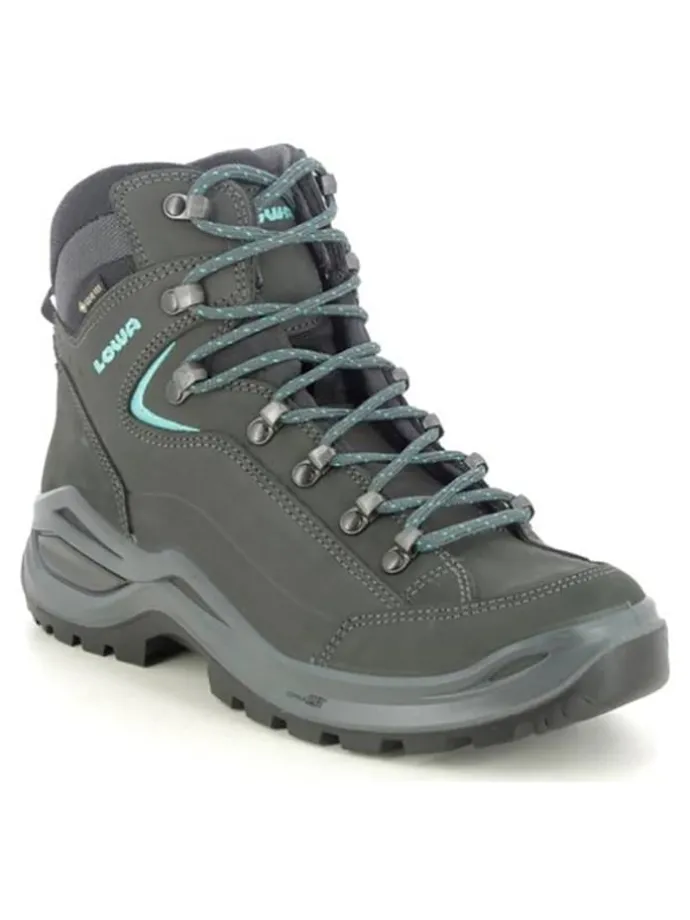 Leren wandelschoenen "Renegade EV" grijs/turquoise
