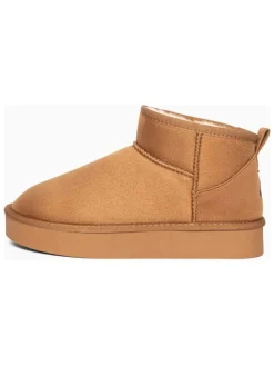 Leren winterboots "Smart" lichtbruin