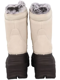 Leren winterlaarzen "Borhea" beige