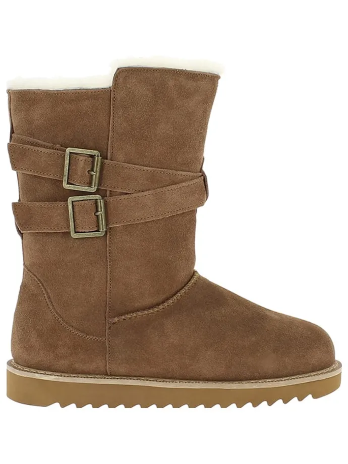 Leren winterlaarzen "Mells Waterproof" lichtbruin