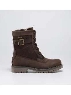 Leren winterlaarzen "Roguemid" bruin