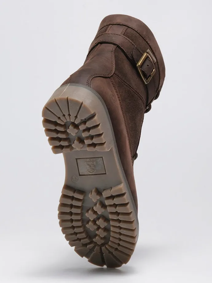 Leren winterlaarzen "Roguemid" bruin
