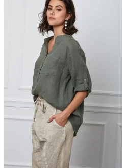 Linnen blouse 