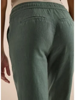 Linnen broek kaki