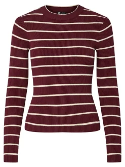 Longsleeve "Pcmira" bordeaux