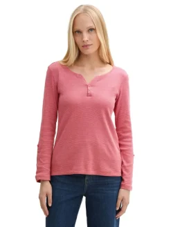 Longsleeve wit/rood