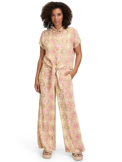 Marlenebroek beige/roze