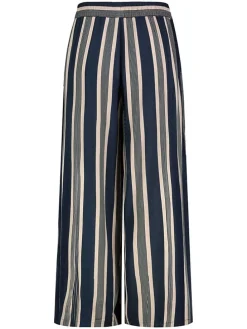 Marlenebroek donkerblauw/beige
