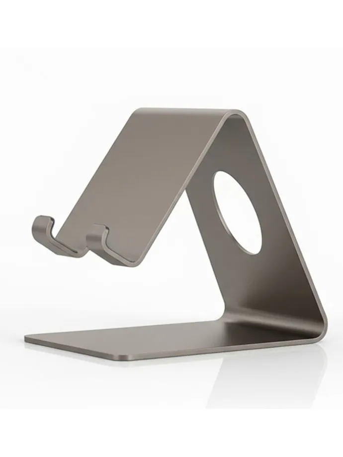 Mobiele telefoonhouder beige - (B)6 x (H)12 x (D)10 cm