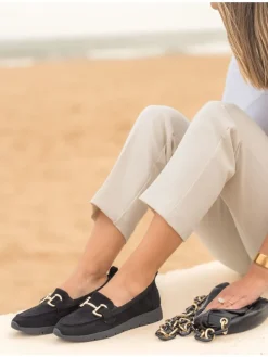 Mocassins zwart
