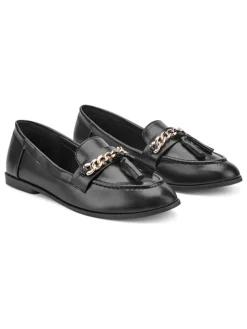 Mocassins zwart