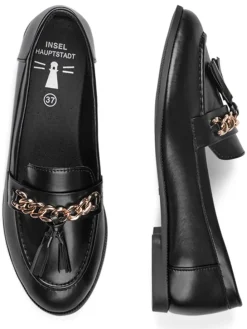 Mocassins zwart