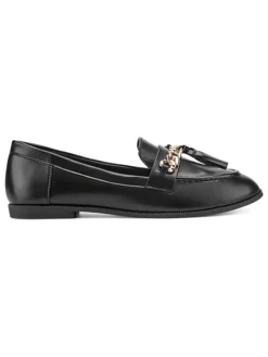 Mocassins zwart