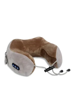 Nekmassagekussen grijs/lichtbruin